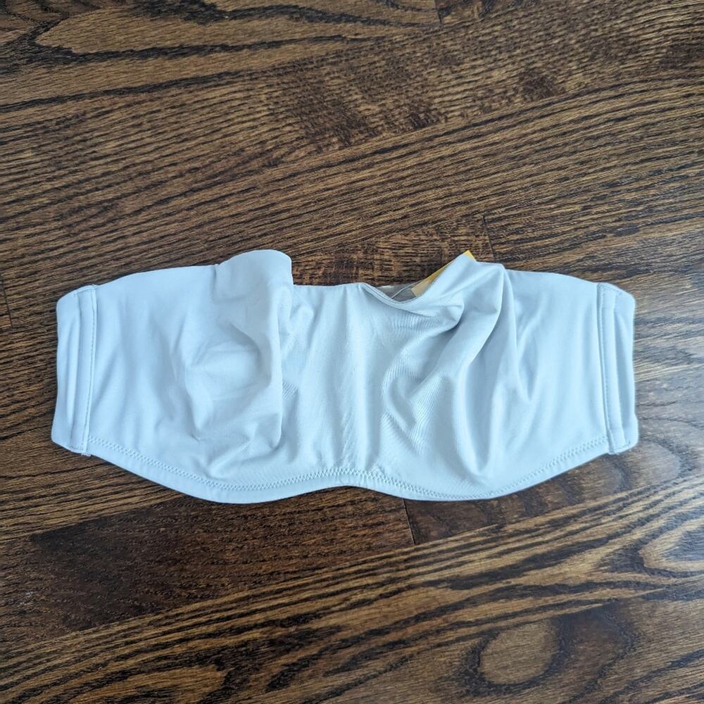 NEW Delmira Strapless Bra H314 French Gray 34B